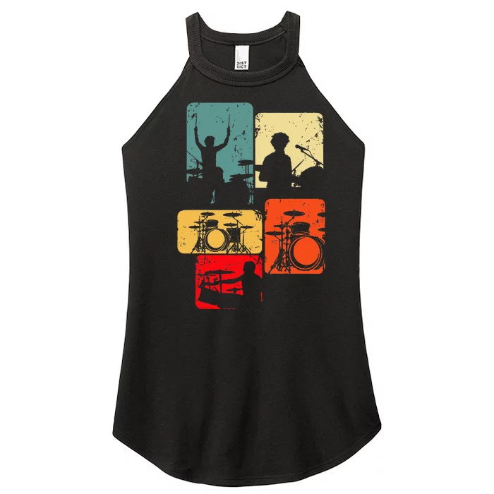 Drummer Drum Sticks Women’s Perfect Tri Rocker Tank