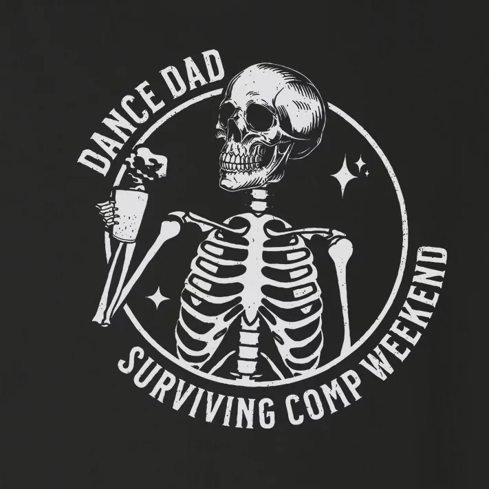 Dance Dad Surviving Comp Weekend Skeleton Coffee Toddler Long Sleeve Shirt