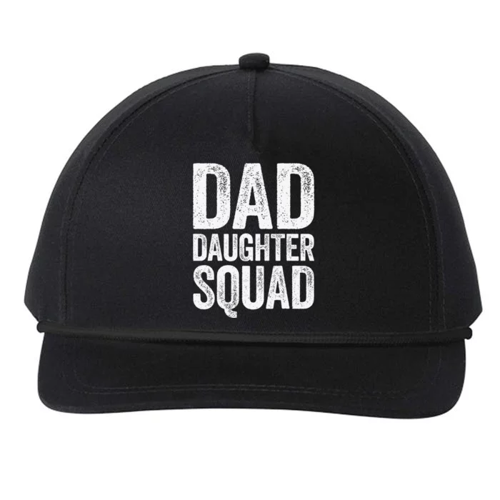 Dad Daughter Squad Father's Day Snapback Five-Panel Rope Hat