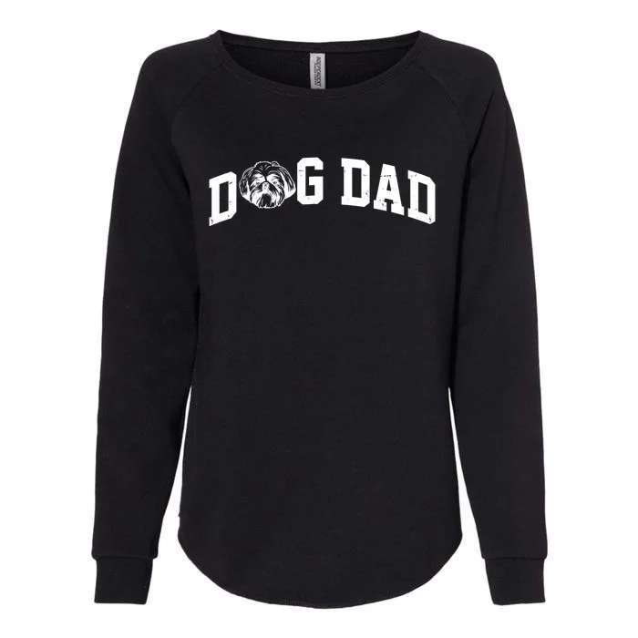 Dog Dad Shih Tzu Womens California Wash Sweatshirt