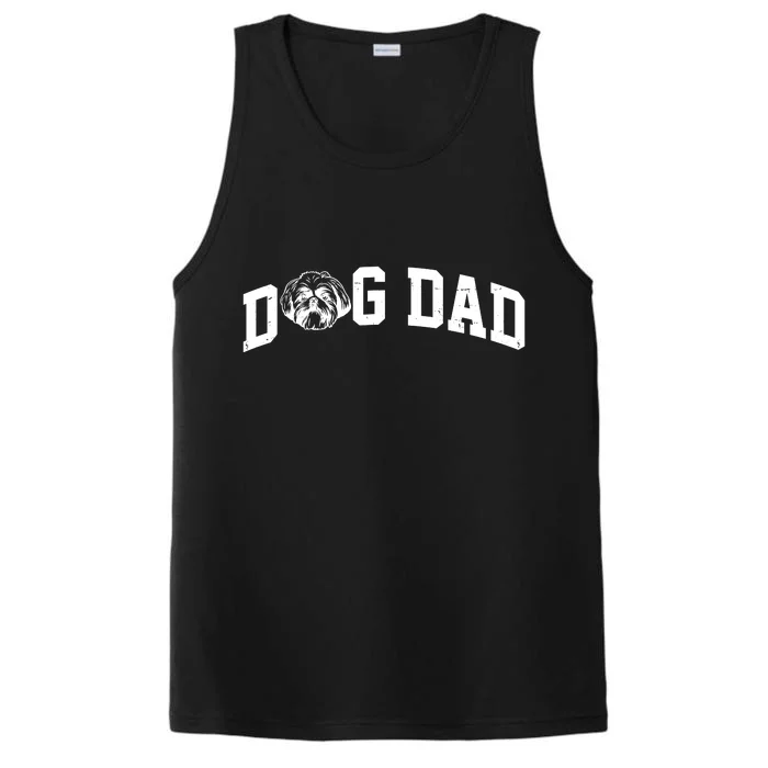 Dog Dad Shih Tzu Performance Tank