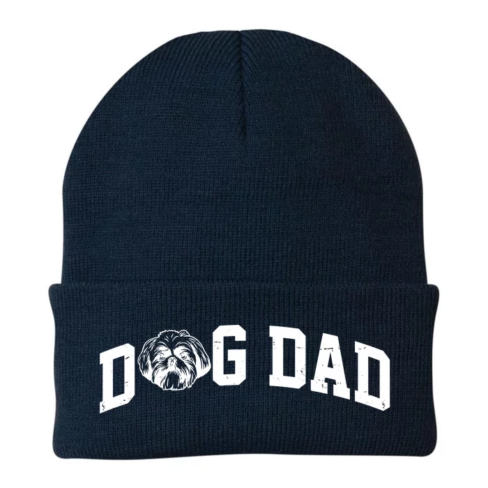 Dog Dad Shih Tzu Knit Cap Winter Beanie