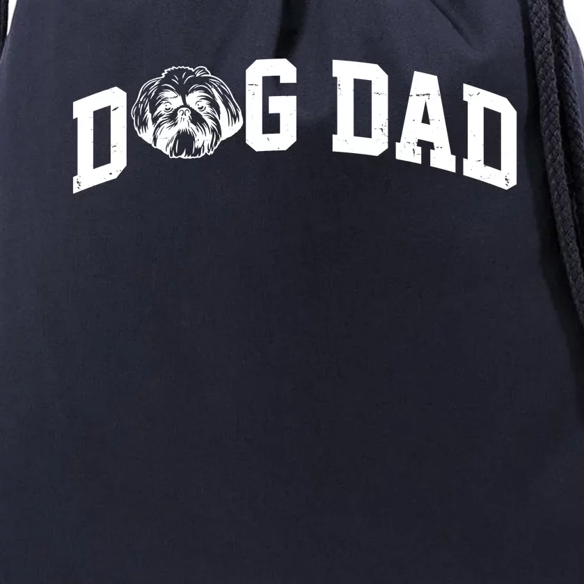 Dog Dad Shih Tzu Drawstring Bag