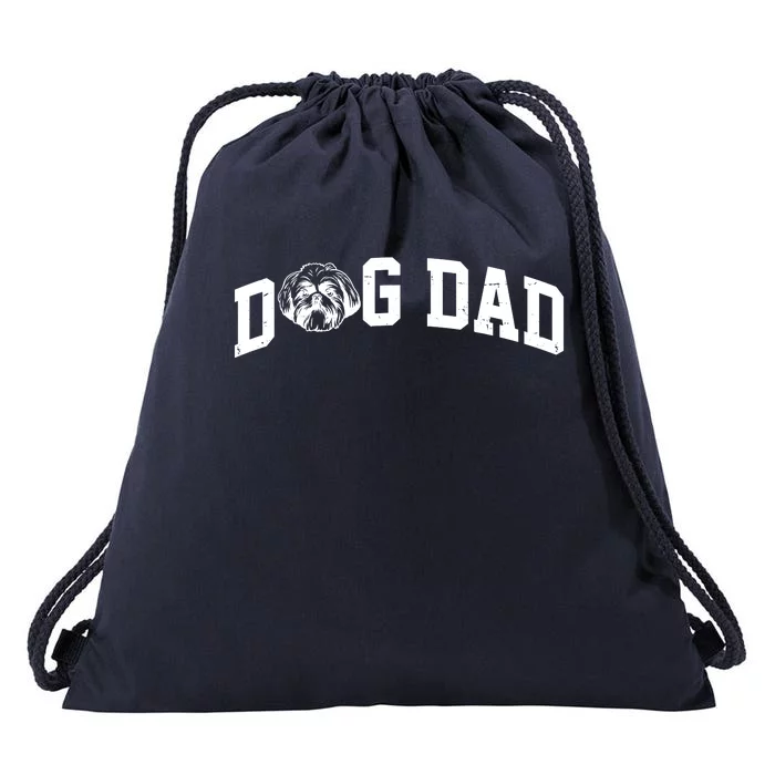 Dog Dad Shih Tzu Drawstring Bag