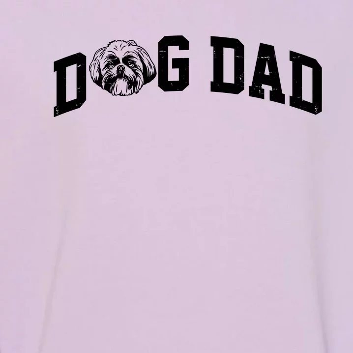 Dog Dad Shih Tzu Garment-Dyed Sweatshirt