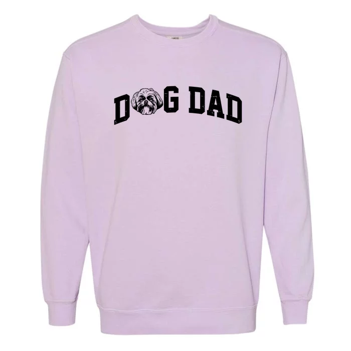 Dog Dad Shih Tzu Garment-Dyed Sweatshirt