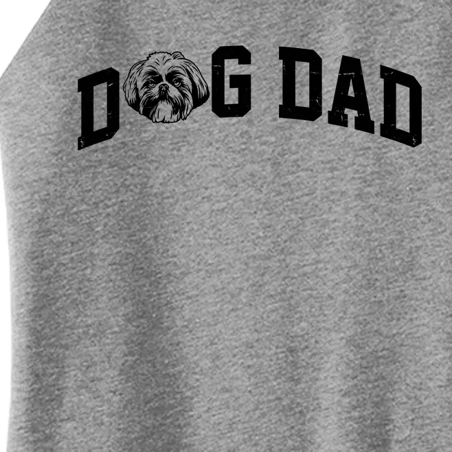 Dog Dad Shih Tzu Women’s Perfect Tri Rocker Tank