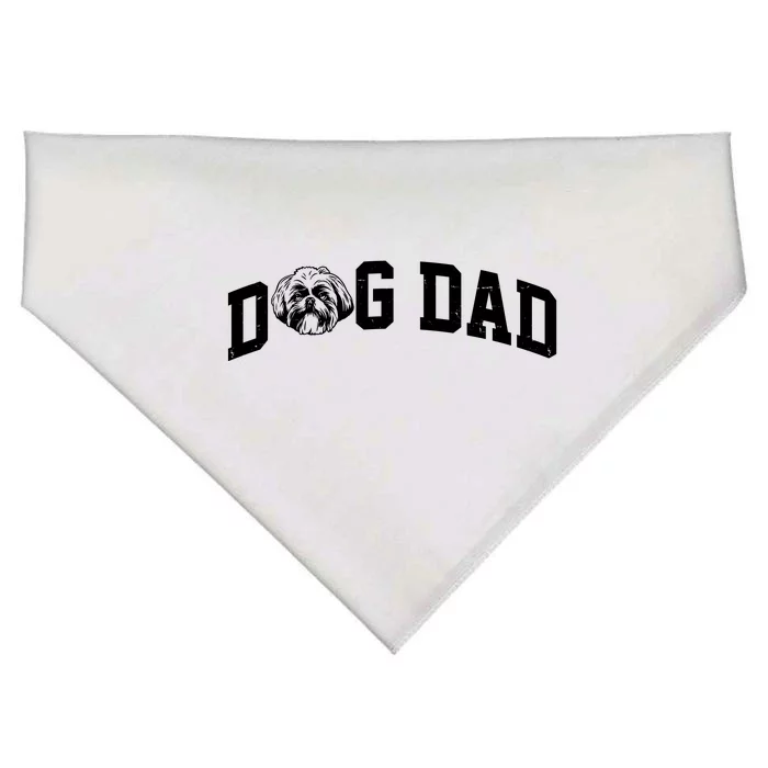 Dog Dad Shih Tzu USA-Made Doggie Bandana