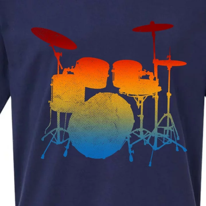 Drummer Drum Sticks Love Percussion Rock Sueded Cloud Jersey T-Shirt