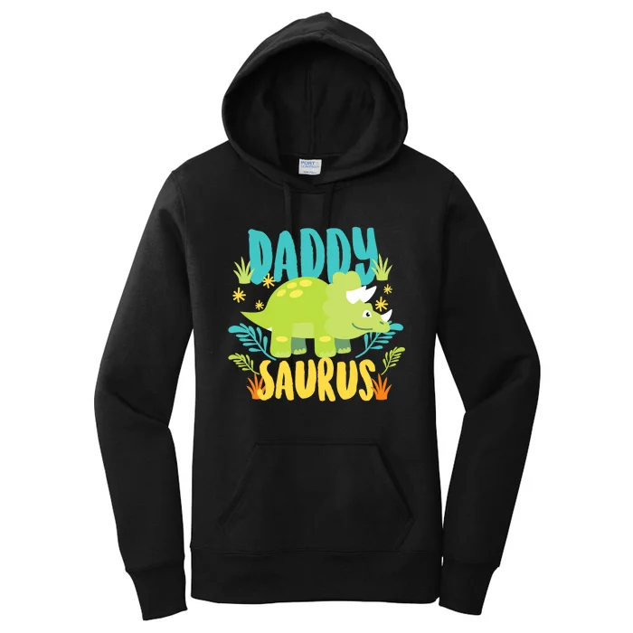 Daddy Dad Saurus Rex Dinosaur Dino for Father Women's Pullover Hoodie