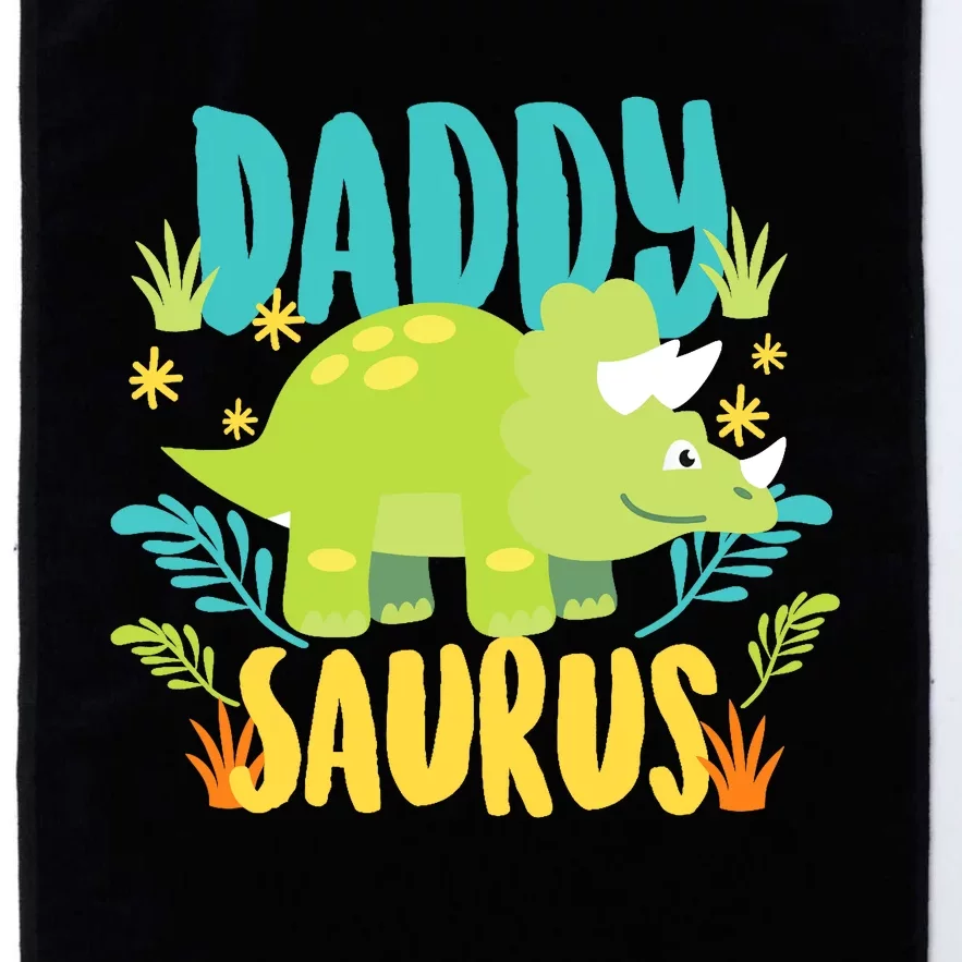 Daddy Dad Saurus Rex Dinosaur Dino for Father Platinum Collection Golf Towel