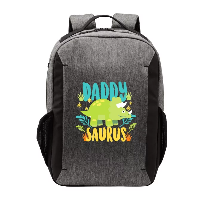 Daddy Dad Saurus Rex Dinosaur Dino for Father Vector Backpack