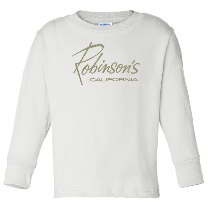 Defunct Dept Store Robinson California Toddler Long Sleeve Shirt