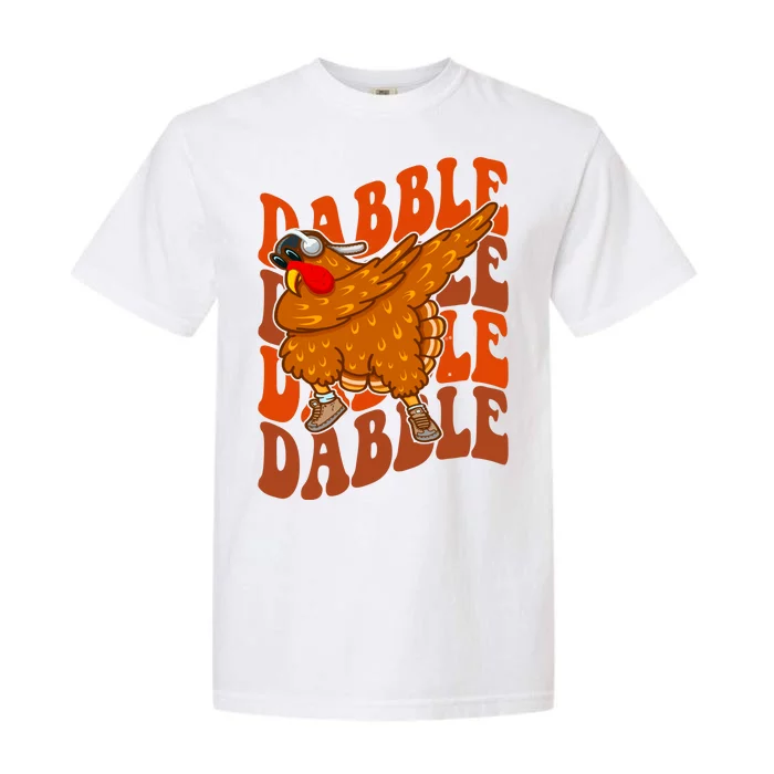 Dabble Dab Turkey Thanksgiving Garment-Dyed Heavyweight T-Shirt