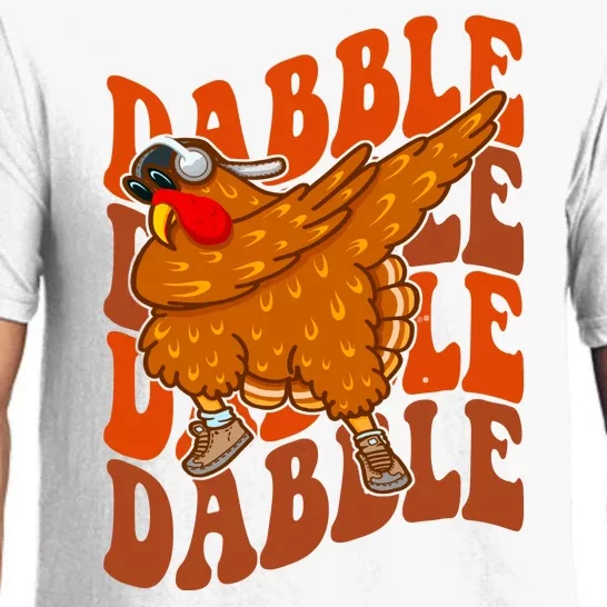 Dabble Dab Turkey Thanksgiving Pajama Set