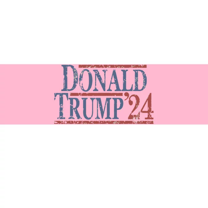 Distressed Donald Trump 2024 Bumper Sticker