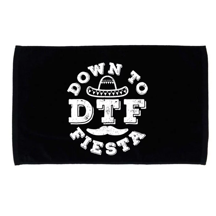 DTF Down To Fiesta Cinco De Mayo Party Gifts Microfiber Hand Towel