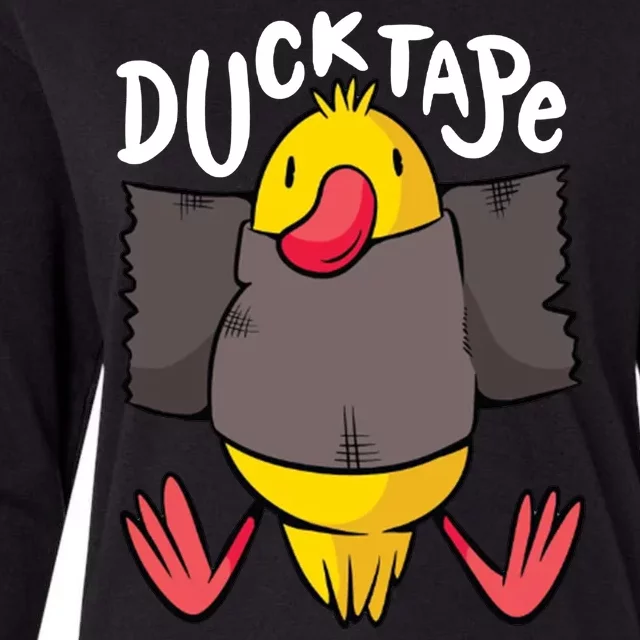 Ducktape Duck Trap Funny Duct Tape Womens Cotton Relaxed Long Sleeve T-Shirt