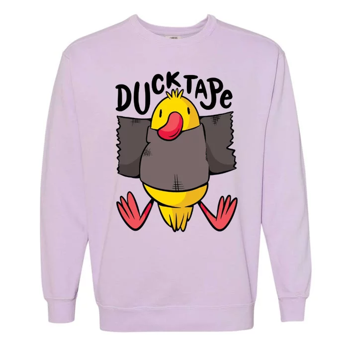 Ducktape Duck Trap Funny Duct Tape Garment-Dyed Sweatshirt