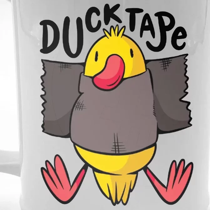 Ducktape Duck Trap Funny Duct Tape Front & Back Beer Stein