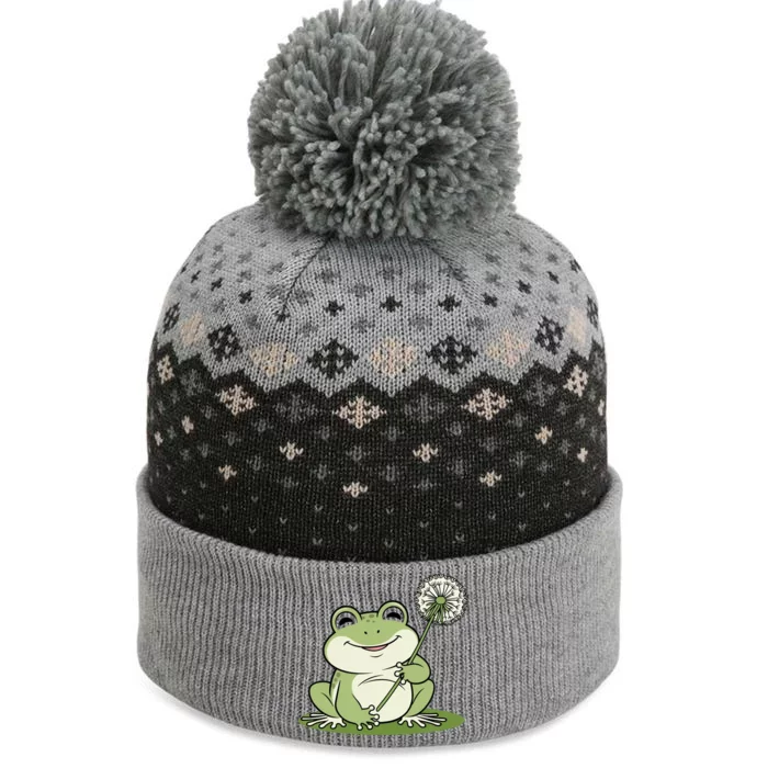 Dandelion Dreams: The Happy Frog The Baniff Cuffed Pom Beanie