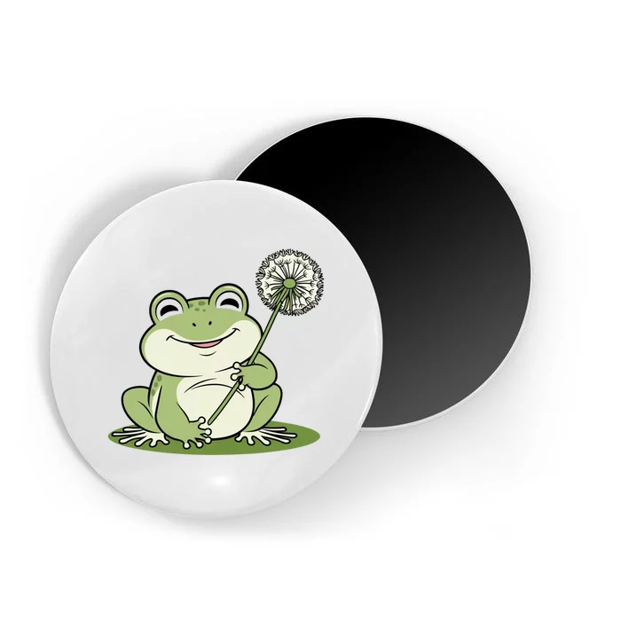 Dandelion Dreams: The Happy Frog Magnet