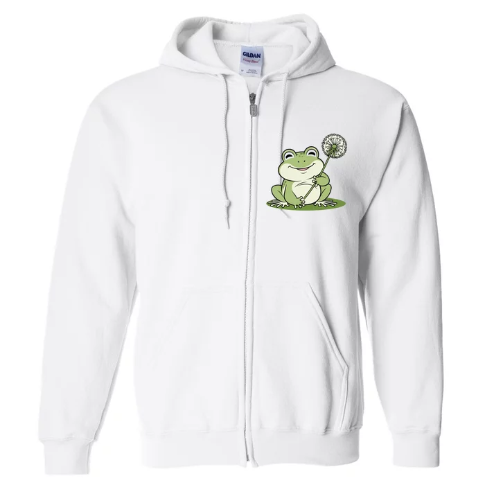 Dandelion Dreams: The Happy Frog Full Zip Hoodie