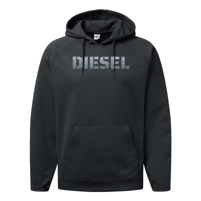 DIESEL Diesel Truck Owner Diesel Mechanic Diesel Lover Performance Fleece Hoodie