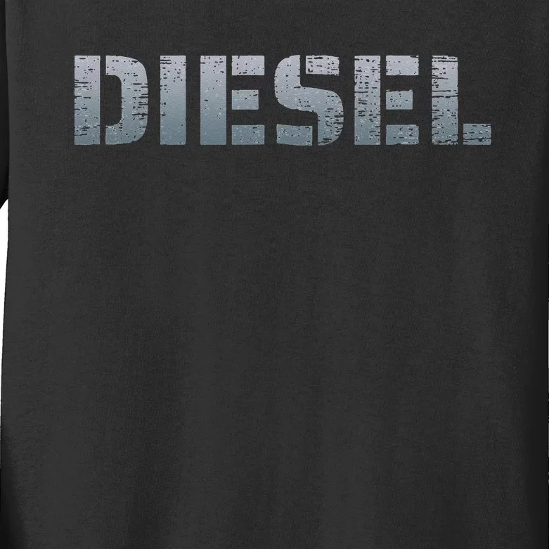 DIESEL Diesel Truck Owner Diesel Mechanic Diesel Lover Kids Long Sleeve Shirt