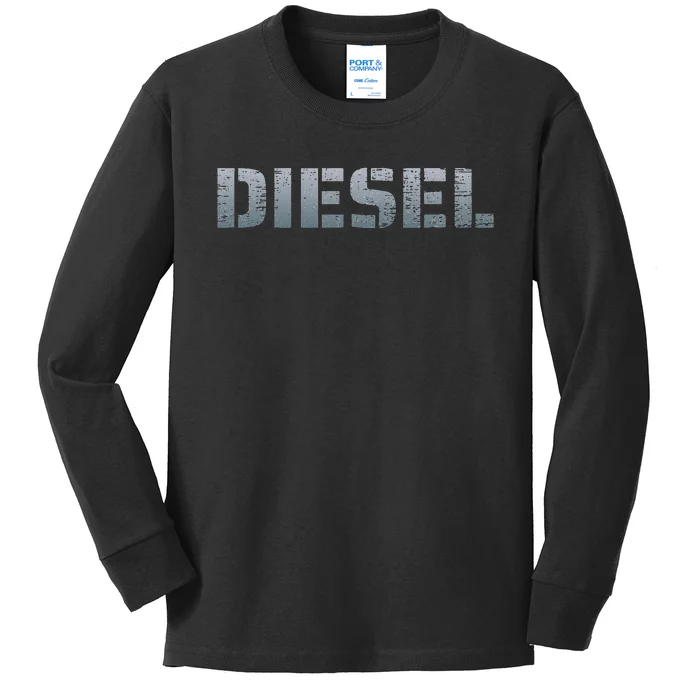 DIESEL Diesel Truck Owner Diesel Mechanic Diesel Lover Kids Long Sleeve Shirt