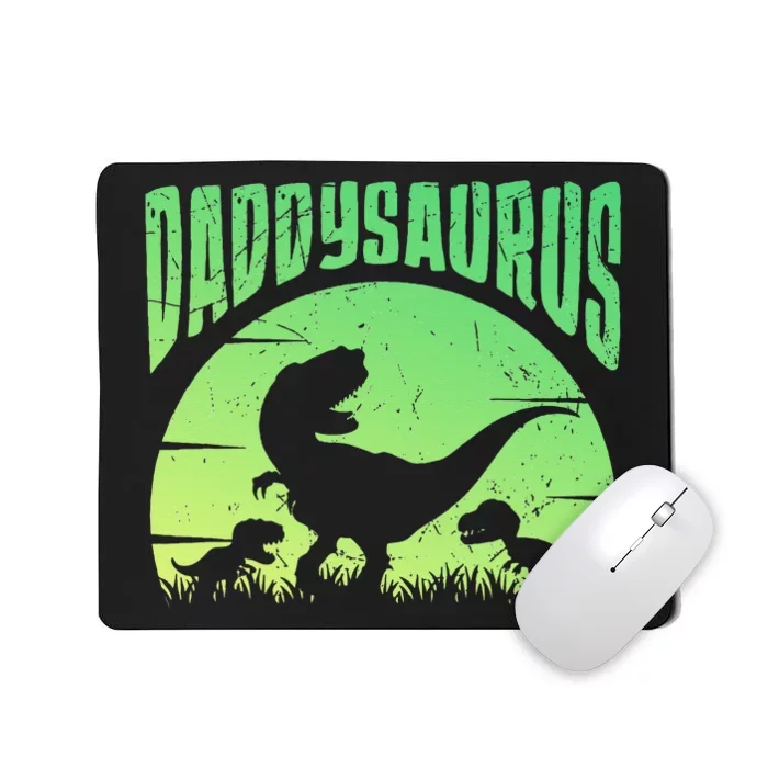 Daddysaurus Daddy T Rex Great Father’s Day Gift Classic Mousepad