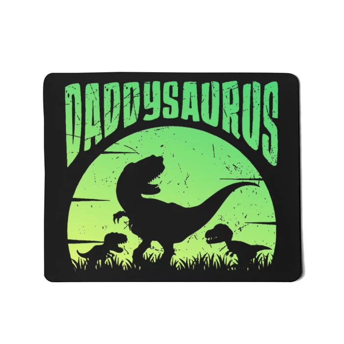 Daddysaurus Daddy T Rex Great Father’s Day Gift Classic Mousepad