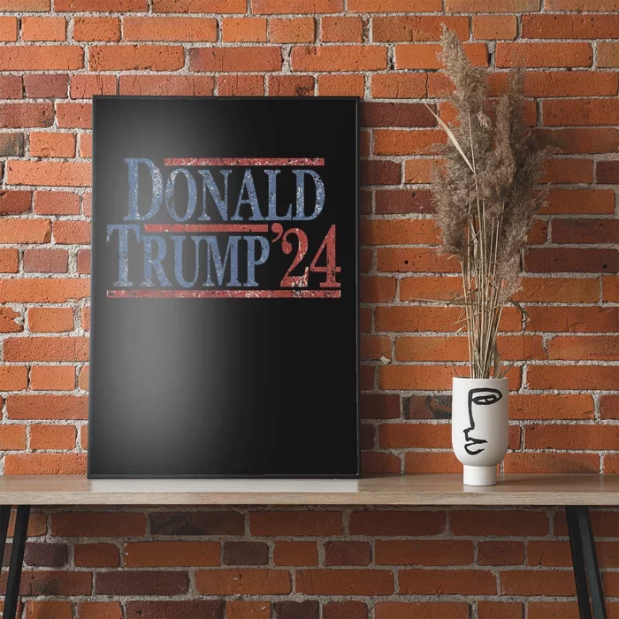 Distressed Donald Trump 2024 Poster