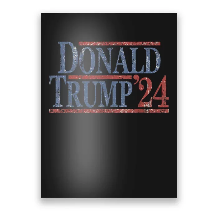 Distressed Donald Trump 2024 Poster