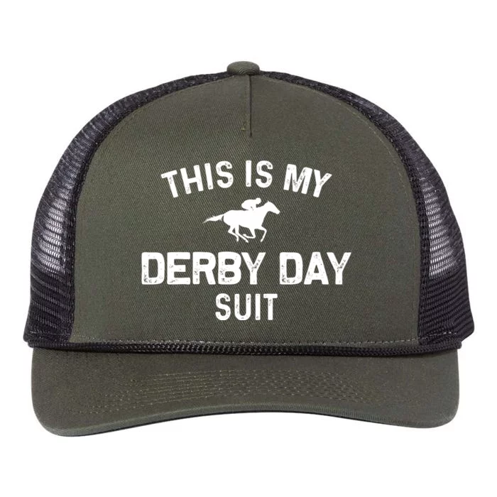 Derby Day This Is My Derby Day Suit Retro Rope Trucker Hat Cap