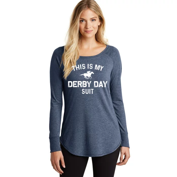 Derby Day This Is My Derby Day Suit Women's Perfect Tri Tunic Long Sleeve Shirt