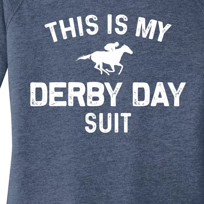 Derby Day This Is My Derby Day Suit Women's Perfect Tri Tunic Long Sleeve Shirt