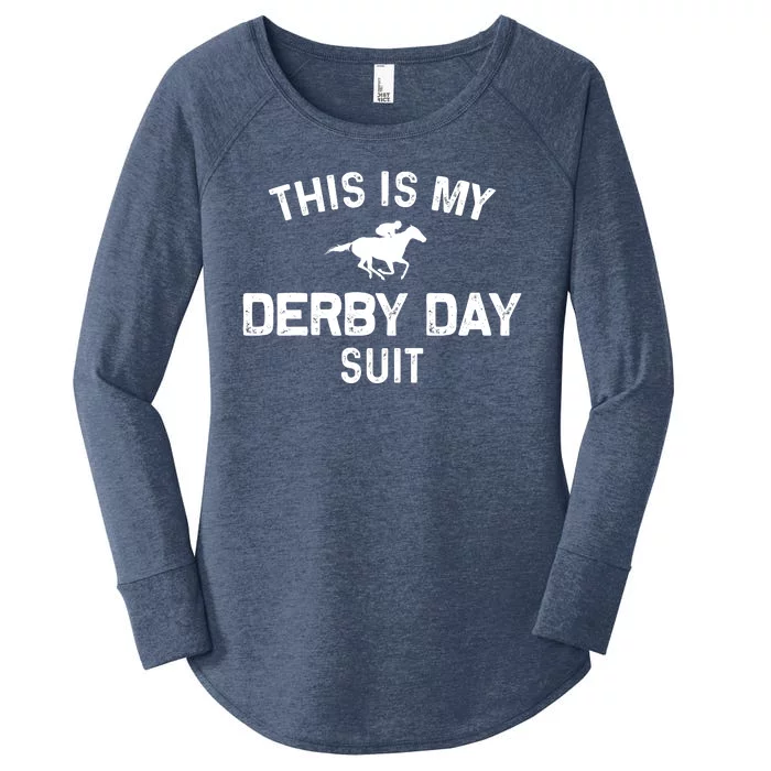 Derby Day This Is My Derby Day Suit Women's Perfect Tri Tunic Long Sleeve Shirt