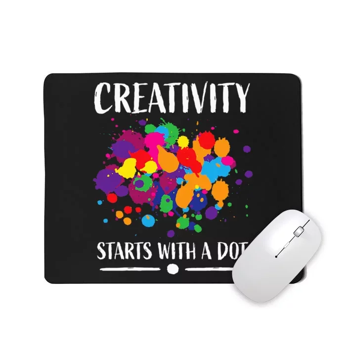 Dot Day Teacher 2024 Dot Day Mousepad