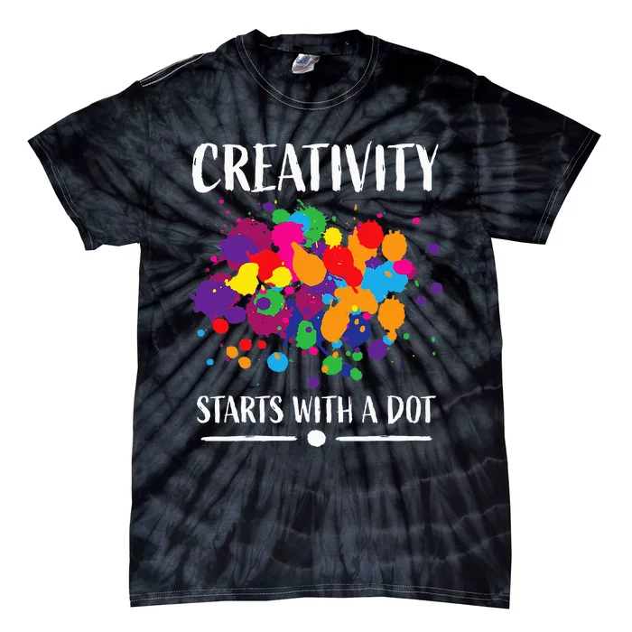 Dot Day Teacher 2024 Dot Day Tie-Dye T-Shirt