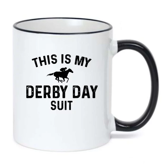 Derby Day This Is My Derby Day Suit Black Color Changing Mug