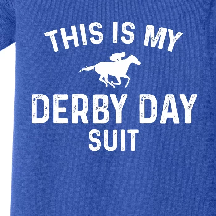 Derby Day This Is My Derby Day Suit Baby Bodysuit