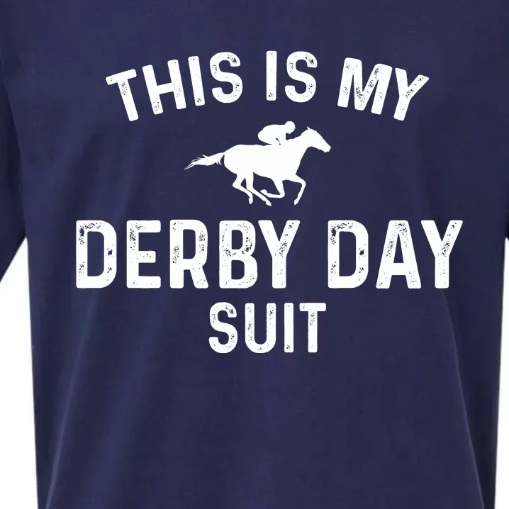 Derby Day This Is My Derby Day Suit Sueded Cloud Jersey T-Shirt