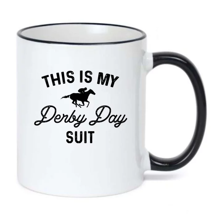 Derby Day This Is My Derby Day Suit Black Color Changing Mug