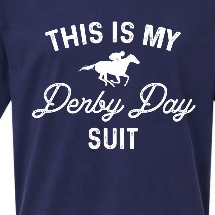 Derby Day This Is My Derby Day Suit Sueded Cloud Jersey T-Shirt