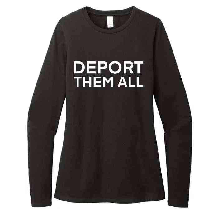 Dissenter Deport Them All Womens CVC Long Sleeve Shirt