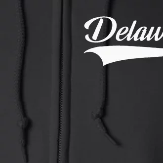 Delaware DE Throwback Full Zip Hoodie