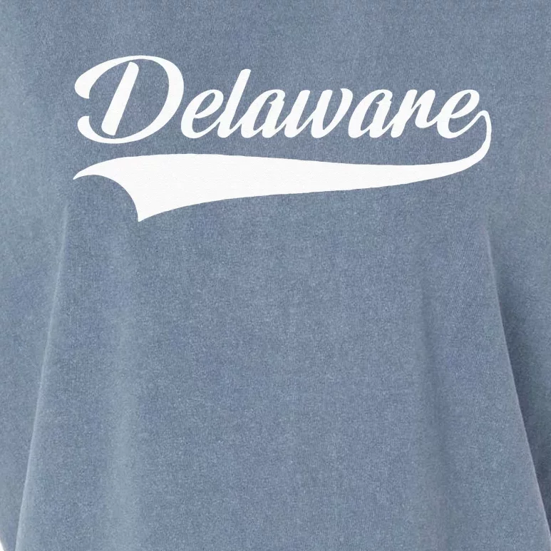 Delaware DE Throwback Garment-Dyed Women's Muscle Tee