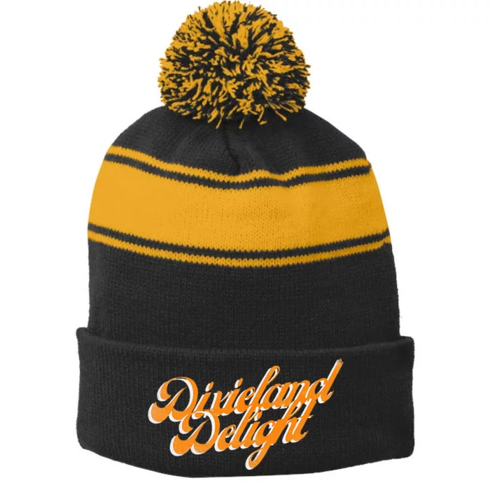 Dixieland Delight Tennessee Stripe Pom Pom Beanie