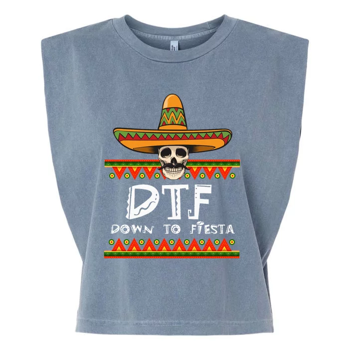 DTF Down To Fiesta Classic Garment-Dyed Women's Muscle Tee